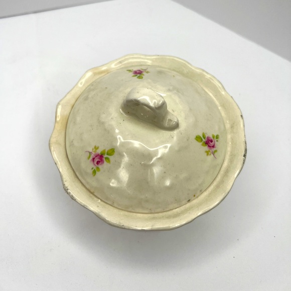 EMPRESS IRONSTONE STAFFORDSHIRE ENGLAND SUGAR BOWL - Picture 2 of 5